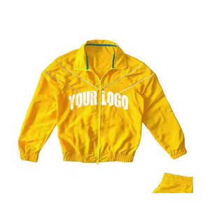 Conjunto corto de verano de calidad superior para hombre, cortavientos de poliéster de nailon de secado rápido transpirable, ecológico, superventas, estampado - Product Image 5