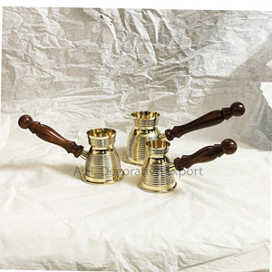 Gran oferta, olla para servir Café turco de latón, herramienta decorativa de cocina de alto pulido para hacer té y café para restaurantes y uso doméstico - Product Image 3