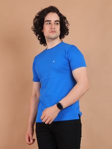 เสื้อยืดแขนครึ่งแขนของผู้ชาย100% ผ้าฝ้ายพรีเมี่ยมลำลองสมาร์ท-ลำลองสวมใส่ในชีวิตประจำวัน260น้ำหนักผ้าแกรม - Product Image 5