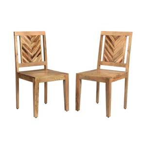 Chaise de salle à manger en bois massif de luxe, designs personnalisables, moderne, haute qualité, finition naturelle, mobilier de bureau à domicile, sur mesure - Product Image 2