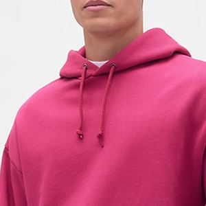 Sudadera con Capucha de Alta Calidad con Puños Acanalados y Logotipo Personalizado para Hombre, con Color Sólido y Bolsillos Tipo Canguro, Diseño de Mangas Completas - Product Image 2