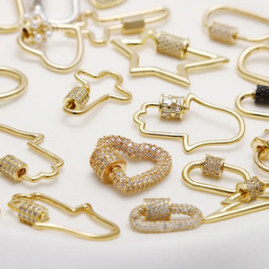 ส่วนประกอบเครื่องประดับเงินสเตอร์ลิงทันสมัยจี้ชุบทอง10K รูปหัวใจ15To20MM สำหรับทำเครื่องประดับ - Product Image 4