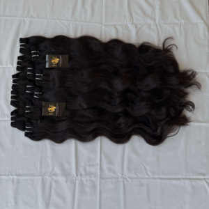 South Indian Temple 100% cabello indio Virgen sin procesar, fábrica al por mayor natural Raw todas las texturas cutícula cabello humano - Product Image 1