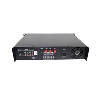 Amplificateur 2U Équipement de sonorisation 6 zones Haut-parleurs d'amplificateur de tension avec BT/USB/SD/FM/télécommande