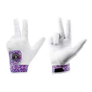 Guantes de golf de ajuste cómodo, transpirables, con textura de tela duradera, agarre estable, ideales para practicar deportes al aire libre y eventos de golf - Product Image 1