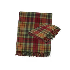 Manta de lana de Otoño de Buchanan, nuevo diseño, tejido suave a precio mayorista - Product Image 1