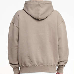 Sudadera con capucha unisex de algodón 100% de alta calidad, estilo oversize, corte holgado, hombros caídos, de felpa francesa, lisa, para hombre. - Product Image 5