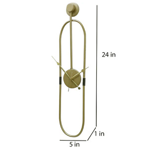 New Design <b>Black</b> Metal Wall Clock Handcrafted Iron Laser Cutting Hanging Clock Quartz Alarm Art Style - Product Image 3