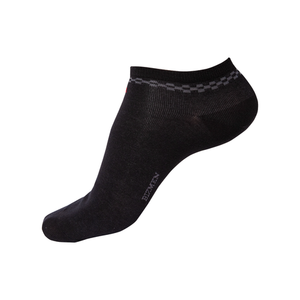 Calcetines tobilleros informales Bizmen para hombre, antibacterianos, con parte superior de bambú, logotipo inferior tejido, ODM/OEM, buen precio, función antideslizante - Product Image 1