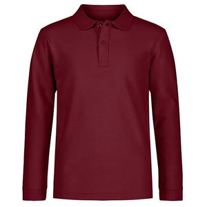 เสื้อโปโลผู้ชายแขนยาวเสื้อโปโลปิดกระดุมสวมใส่สบายระบายอากาศได้ดีผ้าออกแบบโลโก้ได้ตามต้องการและสีพื้น - Product Image 6