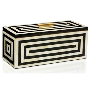 Caja de Joyería Artesanal con Incrustaciones de Hueso, Artículo Decorativo Hecho a Mano, Fabricante OEM - Product Image 2