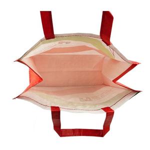 ถุงช้อปปิ้งแบบพับได้ ผลิตจากวัสดุ PP เป็นมิตรกับสิ่งแวดล้อม สำหรับใช้ในอุตสาหกรรมและร้านขายของชำ  สามารถปรับแต่งได้ พร้อมพิมพ์โลโก้/กราฟิก ออกแบบชื่อแบรนด์ได้ - Product Image 4