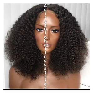 Perruques en cheveux humains naturels indiens crépus bouclés bruts perruques dentelle frontale en cheveux humains pour les femmes noires HD perruques de cheveux humains dentelle frontale - Product Image 2