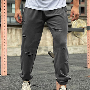 Pantalones Jogger Casuales de Lona para Hombre, Corte Medio, Estilo Desgastado, de Secado Rápido y Ajuste Cómodo - Product Image 6