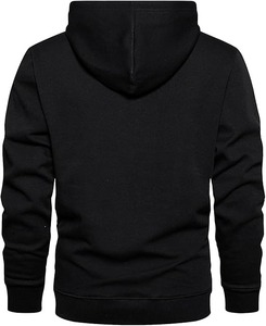 Sudaderas básicas con capucha y cremallera completa lisas en blanco con logotipo personalizado unisex al por mayor para hombres y mujeres - Product Image 4