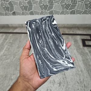 Losa de piedra turquesa azul pulida de alta calidad con patrón de telaraña Natural para hacer incrustaciones de joyería con mango de cuchillo y proyecto artesanal - Product Image 5