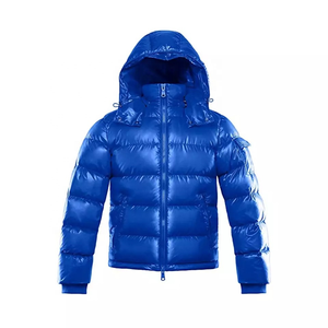 Manteau en duvet personnalisé OEM de haute qualité pour hommes Veste en duvet matelassé pour hommes Manteau d'hiver imperméable à l'eau et à bulles surdimensionné - Product Image 4