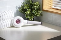 [JNA] Pommeau de douche KOTRA STANDARD en ABS chromé poli, jet de pulvérisation, design moderne, mitigeur à poignée unique, sur pied, en plastique, pour salle de bain