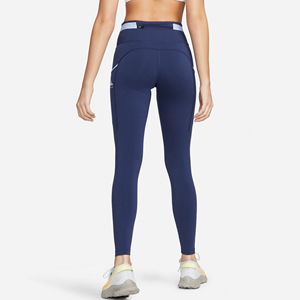 Leggings de yoga à taille élastique avec logo personnalisé en polyester, leggings pleine longueur pour femmes, vêtements de sport, à prix abordables - Product Image 2