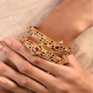 Brazalete de moda chapado en oro hecho en India, pulseras de joyería de moda, brazaletes de joyería de mano para mujer de alta calidad, precio de fábrica - Product Image 4