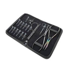 Kit de Herramientas para Extensiones de Cabello con Microperlas, Agujas de Coser, Pinzas para Crimpar y Remover, Anillos de Sección y Pinzas de Pico de Pato - Product Image 1