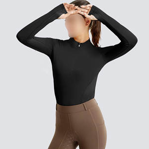 Camiseta Interior de Equitación de Alto Rendimiento para Mujer, Transpirable, de Secado Rápido, Elástica y Cómoda - Product Image 3