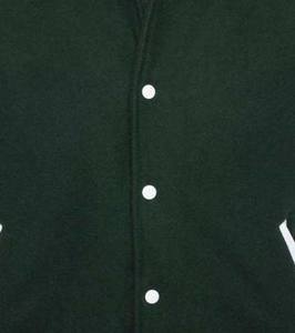 Chaqueta Universitaria Varsity 100% Lana, Chaqueta Bomber Universitaria Bordada de Talla Grande para Estudiantes - Product Image 5