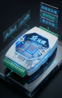 Modul DAQ Modbus RTU, Input Analog 8-CH, Isolasi Galvanik, Perlindungan Lonjakan Tegangan, Kompatibel dengan PLC dan Sensor Industri