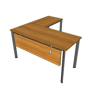 Wooden Gaming <b>Desk</b> with <b>Foldable</b> Oval Shape & Adjustable Legs 140x140cm Home <b>Office</b> Use - Product Image 4
