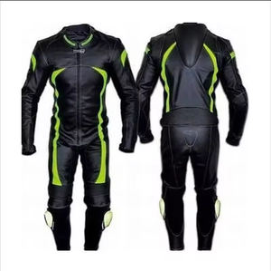 Ensemble veste et pantalon de moto en cuir pour course, imperméable, séchage rapide, coupe-vent, anti-UV, en Cordura - Product Image 3