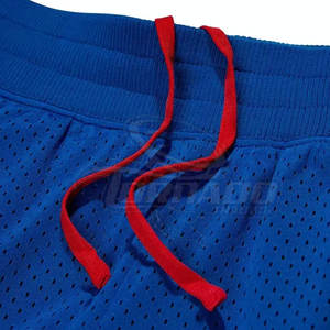 <b>Lightweight</b> Wholesale Solid Casual Mid Cotton Mesh <b>Shorts</b> Comfortable Breathable Quick Dry Elastic Waist for Adult - Product Image 5