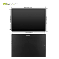 Écran tactile capacitif Wisecoco OEM 9 pouces 2560x1600 résolution 2K, écran LCD TFT portable 2K QHD 500 nits, module d'affichage