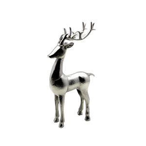 Nouvelle conception Mehroon renne en aluminium fini pour dessus de table maison et décoration de noël ornement en vrac fait à la main - Product Image 5