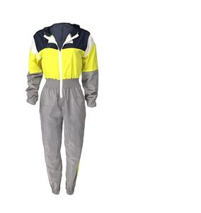 Chándal Informal de Dos Piezas con Cintura Elástica para Hombre, Conjunto de Chándal Cortavientos Transpirable de Secado Rápido con Forro de Malla - Product Image 2