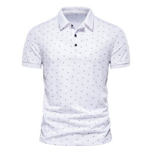 Polos Premium para hombre, estampado completo de algodón orgánico, de talla grande, Polos para hombre, de algodón 100% Premium Polos, logotipo personalizado - Product Image 4