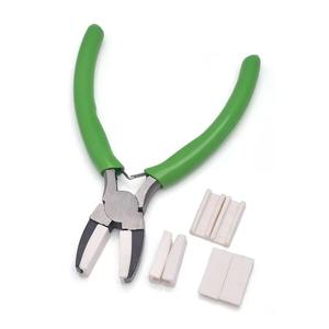 Alicates de mandíbula de nailon, Alicates de punta de acero al carbono para doblar joyas, alicates para abalorios, pulido, fabricación de joyas hechas a mano, herramientas artesanales - Product Image 1