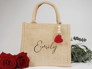 <strong>Jute</strong> Bags Custom Logo Printed With handles Small Size Perfect For Shopping Grocery Use Bags High Quality Canvas Tote <strong>Sacks</strong> - Product Image 3