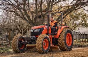 Tracteur niveleuse à roues classique Neilo Equipment 70HP à montage central 4 roues motrices avec composants principaux ROP : pompe, moteur, boîte de vitesses - Product Image 5