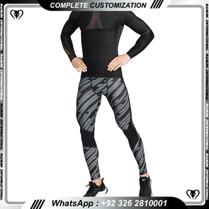 Personalizado Running Leggings Spat Hombres Compresión Fitness Medias Pantalones - Product Image 2