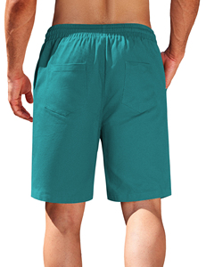 Short élastique pour homme en coton d'été Design taille haute Fournit des shorts chauds Short respirant avec poches Short décontracté - Product Image 3