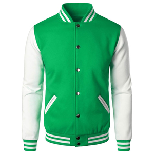 Fashion Quilted Lining Custom Chenille Patches Letterman College Men'<b>s</b> Bomber Baseball Waterproof Windproof Wool Varsity <b>Jacket</b> - Product Image 6