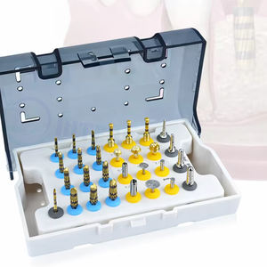 Kit de 29 Piezas de Fresas para Implantes Dentales, Disco de Sierra Ósea, Fresas con Recubrimiento de Diamante, Fresas Manuales de Acero Inoxidable con Certificación CE - Product Image 4