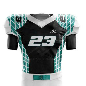 Uniforme de fútbol americano personalizado para Equipo Nacional Conjunto de estilo único con mangas cortas - Product Image 3