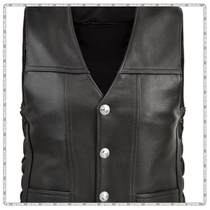 Chaleco de Cuero para Motociclistas, Protección Corporal, Carreras de Motos, Otoño, Nuevo Estilo, Chaleco de Cuero para Motociclistas - Product Image 6