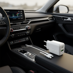 Kit de Cargador para Auto USB Tipo-A y Tipo-C PRO LITE 20W Blanco PUTCUSBAC20WDYKCCWHI Versión 2022 - Product Image 3