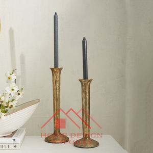 Portavelas de Metal de aluminio y candelabro de lujo para el hogar, Decoración de mesa interior, candelabro de Metal - Product Image 3