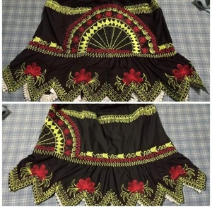 Micronishian กระโปรงผ้าฝ้ายแบบลำลองของผู้หญิงชุดราตรีงานปักลายชุดสตรีทไซส์ใหญ่สำหรับเด็กผู้หญิง - Product Image 6