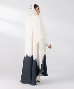 Vestido musulmán de alta calidad, ropa islámica, tela personalizada, Abaya islámica para mujer, vestidos musulmanes de talla grande, Abayas para mujer - Product Image 3