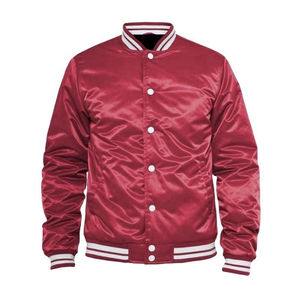 Custom Satin Varsity <b>Jacket</b> Men College <b>Baseball</b> <b>Bomber</b> <b>Jacket</b> Fashion Supplier - Product Image 2