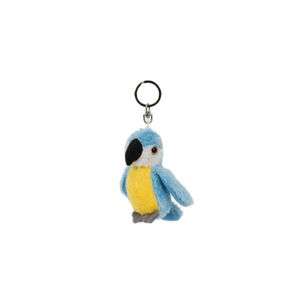 Portachiavi pappagallo blu, 8cm - Product Image 1
